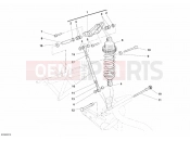 DUCATI 2006 Monster S2R 800 DARK REAR SHOCK ABSORBER » SWING ARM
