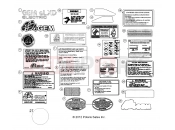 POLARIS GEM E2/EL/ES/E4/E4S/E6/E6S/ELXD - L12G2/4/6/A/D/L/S/GALA DECALS | DECALS, 2012 - L12G2D (49GEMDECAL12DECALD)