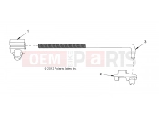 Polaris 2011 LEV GEM - e2/e4/e6/eS/eL/eLXD BODY | BODY, LINKAGE ROD, PACK LATCH - e2/e4/e6 (49GEMBODY11LINKAGE)