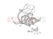 Polaris 2011 LEV GEM - e2/e4/e6/eS/eL/eLXD FRAME | FRAME, OPTIONS, BUMPER, MOUNT, FRONT, RUGGED - e2/e4/e6/eS/eL/eLXD (49GEMOPTIONS11BUMPERMT)