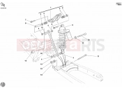 DUCATI 2006 Sporttouring ST3 REAR SHOCK ABSORBER » SWING ARM