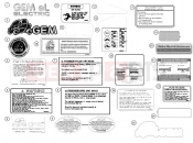 Polaris 2010 LEV GEM - E2/E4/E6/ES/EL/ELXD DECALS | DECALS, 2011 - eL (49GEMDECALS11DECALSEL)