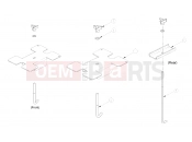 Polaris 2010 LEV GEM - E2/E4/E6/ES/EL/ELXD ELECTRICAL | ELECTRICAL, BATTERY HOLD DOWN - e2/e4/eS (49GEMELECTRICAL11BATTERYHOLD)