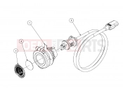 Polaris 2009 LEV GEM - E2/E4/E6/ES/EL/ELXD ELECTRICAL | ELECTRICAL, EXTERIOR CHARGING INLET - e2/e4/e6/eS/eL/eLXD (49GEMELECTRICAL11CHARGEREXT)