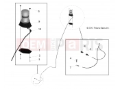 Polaris 2009 LEV GEM - E2/E4/E6/ES/EL/ELXD ELECTRICAL | ELECTRICAL, OPTIONS, BEACON, YELLOW WARNING, SERVICE - e2/e4/e6/eS/eL/eLXD (49GEMOPTIONS11BEACON)