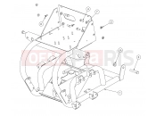 Polaris 2009 LEV GEM - E2/E4/E6/ES/EL/ELXD FRAME | FRAME, SUPPORT, FRONT - e2/e4/e6/eS/eL/eLXD (49GEMFRAME11FRT)