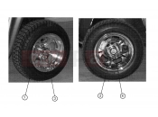 Polaris 2009 LEV GEM - E2/E4/E6/ES/EL/ELXD WHEELS | WHEELS, OPTIONS, CHROME and SILVER - e2/e4/eS/eL (49GEMOPTIONS11WHLCHROMEE4)