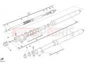 DUCATI 2006 Sporttouring ST3 S ABS FRONT FORK » FRONT SUSPENSION