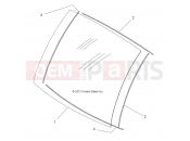 Polaris 2008 LEV GEM - E2/E4/E6/ES/EL/ELXD BODY | BODY, WINDSHIELD - e2/e4/e6/eS/eL/eLXD (49GEMBODY11WINDSHIELD)