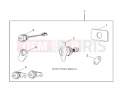POLARIS GEM - E2/E4/E6/ES/EL/ELXD BODY | BODY, LOCK SET W/HANDLE, MATCHED - e2/e4/e6 (49GEMBODY11LOCK)