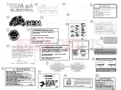 POLARIS GEM - E2/E4/E6/ES/EL/ELXD DECALS | DECALS, 2011 - e4 (49GEMDECALS11DECALSE4)