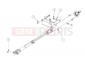 POLARIS GEM - E2/E4/E6/ES/EL/ELXD STEERING | STEERING, COLUMN, SPLINED - e2/e4/e6/eS/eL/eLXD (49GEMSTEER11COLUMNSPLINED)