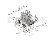 VICTORY DELUXE CRUISER (V01CD15DB) ENGINE | ENGINE, MOUNTING - V01CD15CC (4966146614C001)