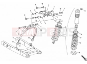 DUCATI 2005 Monster 400 REAR SHOCK ABSORBER » SWING ARM