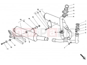 DUCATI 2005 Monster 400 EXHAUST SYSTEM » EXHAUST SYSTEM