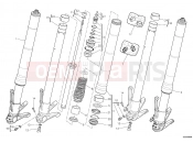 DUCATI 2014 Diavel Carbon FRONT FORK [MOD:DVLC;XST:AUS,EUR,FRA,JAP]