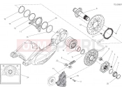 DUCATI Diavel Titanium HUB, REAR WHEEL [MOD:DVLR]
