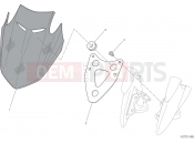 DUCATI Diavel Titanium WINDSHIELD [MOD:DVLR]