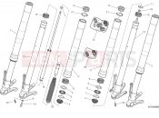 DUCATI Hyperstrada FRONT FORK [MOD:HYP STR;XST:AUS,EUR,FRA,JAP,TWN]