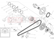 DUCATI 2015 Monster 1200 S REAR WHEEL SPINDLE [MOD:M 1200S]
