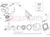 DUCATI 2016 Diavel Carbon CYLINDERS - PISTONS [MOD:DVLC]