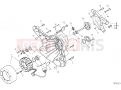 DUCATI 2016 Hypermotard 939 GENERATOR COVER [MOD:HYM 939]