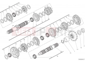 DUCATI Monster 821 Stripe GEAR BOX [MOD:M821 STR]