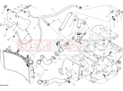 DUCATI Monster 821 Stripe COOLING SYSTEM [MOD:M821 STR]