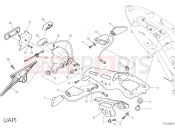 DUCATI 2016 Monster 1200 R PLATE HOLDER [MOD:M 1200R;XST:JAP]