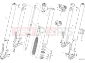 DUCATI Multistrada 1200 FRONT FORK [MOD:MS1200]