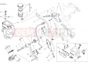 DUCATI 2016 Multistrada 1200 Enduro REAR BRAKING SYSTEM [MOD:MS1200E]