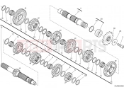 DUCATI Superbike 959 Panigale GEAR BOX [MOD:959,959 AWS]