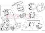 DUCATI Superbike 959 Panigale CYLINDERS - PISTONS [MOD:959,959 AWS]