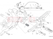 DUCATI Superbike 959 Panigale FOOTRESTS, LEFT [MOD:959,959 AWS]