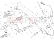 DUCATI Monster 797 FOOTRESTS, RIGHT [MOD:M 797]