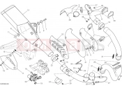 DUCATI 2017 Monster 821 EXHAUST SYSTEM [MOD:M 821]