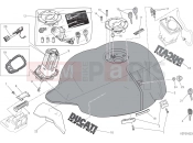 DUCATI 2017 Monster 821 FUEL TANK [MOD:M 821]