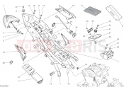 DUCATI 2017 Monster 1200 S REAR FRAME COMP. [MOD:M 1200S]
