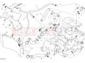 DUCATI Monster 821 Stripe COOLING SYSTEM [MOD:M821 STR]