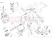 DUCATI 2017 Multistrada 1200 Enduro REAR BRAKING SYSTEM [MOD:MS1200E]