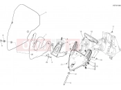 DUCATI 2017 Multistrada 1200 Enduro WINDSHIELD [MOD:MS1200E;XST:AUS,EUR,FRA,JAP,TWN]