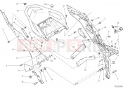 DUCATI Multistrada 1200 Pikes Peak REAR FRAME COMP. [MOD:MS1200PP]