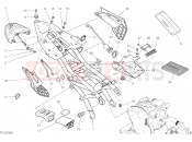 DUCATI 2017 SuperSport S REAR FRAME COMP. [MOD:SS 939 S]