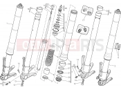 DUCATI Diavel FRONT FORK [MOD:DVL]