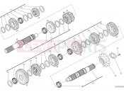 DUCATI Monster 797 GEAR BOX [MOD:M 797]