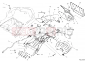 DUCATI 2018 Multistrada 1200 Enduro PLATE HOLDER [MOD:MS1200E;XST:JAP]