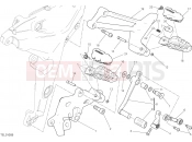 DUCATI Multistrada 950 FOOTRESTS, LEFT [MOD:MS950]