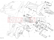 DUCATI 2018 Multistrada 1260 PikesPeak FOOTRESTS, LEFT [MOD:MS1260PP]