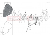 DUCATI 2018 Multistrada 1260 PikesPeak WINDSHIELD [MOD:MS1260PP]