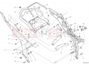 DUCATI Multistrada 1200 Enduro Pro REAR FRAME COMP. [MOD:MS1200EP]